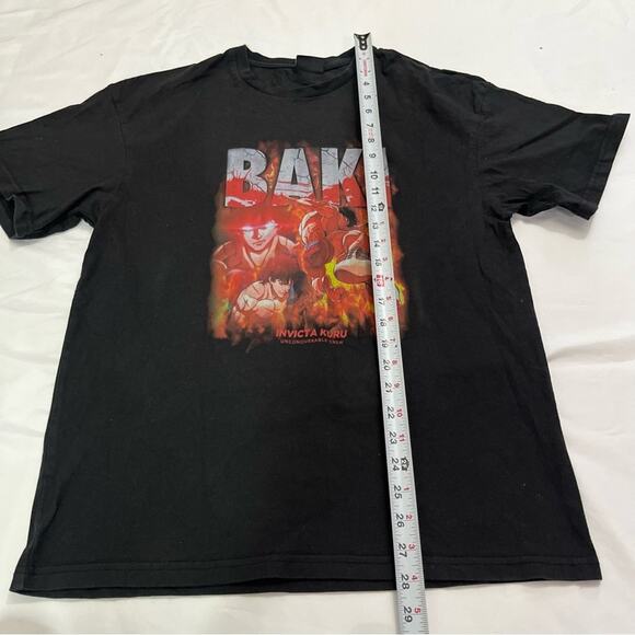 Vintage Y2K Baki Invicta Kuru Unconquerable Crew Anime x Gym Top Size M - Picture 6 of 6